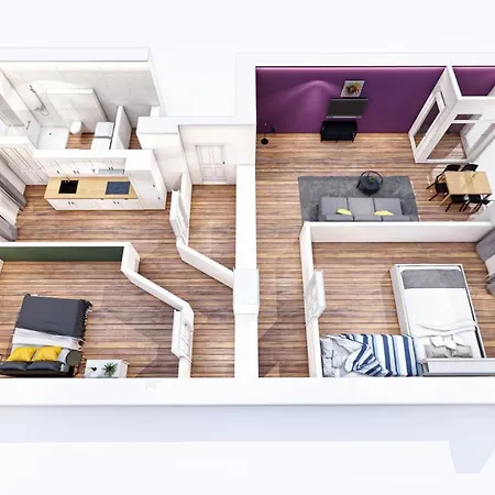 Dl 6 Stations To Alex Appartement *